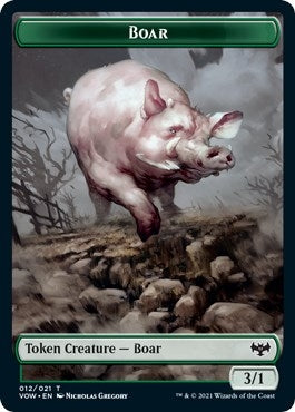 Image for Boar Token (12) - Magic: The Gathering