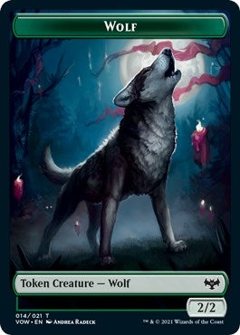 Image for Wolf Token (014) (14) - Magic: The Gathering