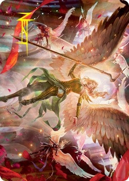 Image for Sigarda's Summons Art Card (Gold-Stamped Signature) (17) (ASVOW) - Magic: The Gathering