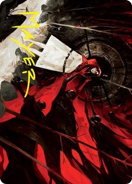 Image for Curse of Hospitality Art Card (Gold-Stamped Signature) (41) - Magic: The Gathering