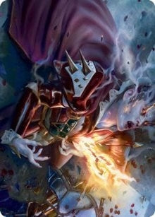 Image for Flame-Blessed Bolt Art Card (44) - Magic: The Gathering