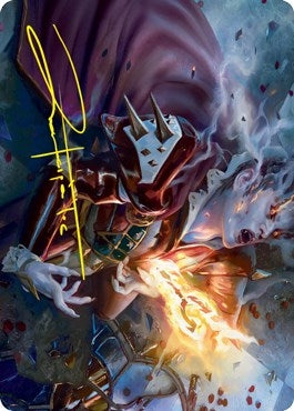 Image for Flame-Blessed Bolt Art Card (Gold-Stamped Signature) (44) (ASVOW) - Magic: The Gathering