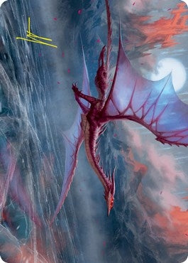 Image for Manaform Hellkite Art Card (Gold-Stamped Signature) (46) (ASVOW) - Magic: The Gathering
