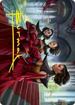 Image for Olivia's Attendants Art Card (Gold-Stamped Signature) (47) (ASVOW) - Magic: The Gathering