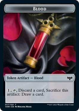 Image for Blood // Vampire (016) Double-Sided Token (17 // 16) - Magic: The Gathering