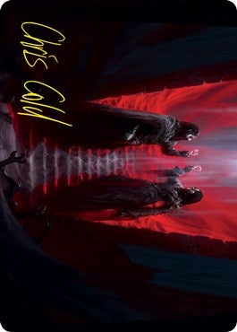 Image for Vampires' Vengeance Art Card (Gold-Stamped Signature) (49) - Magic: The Gathering