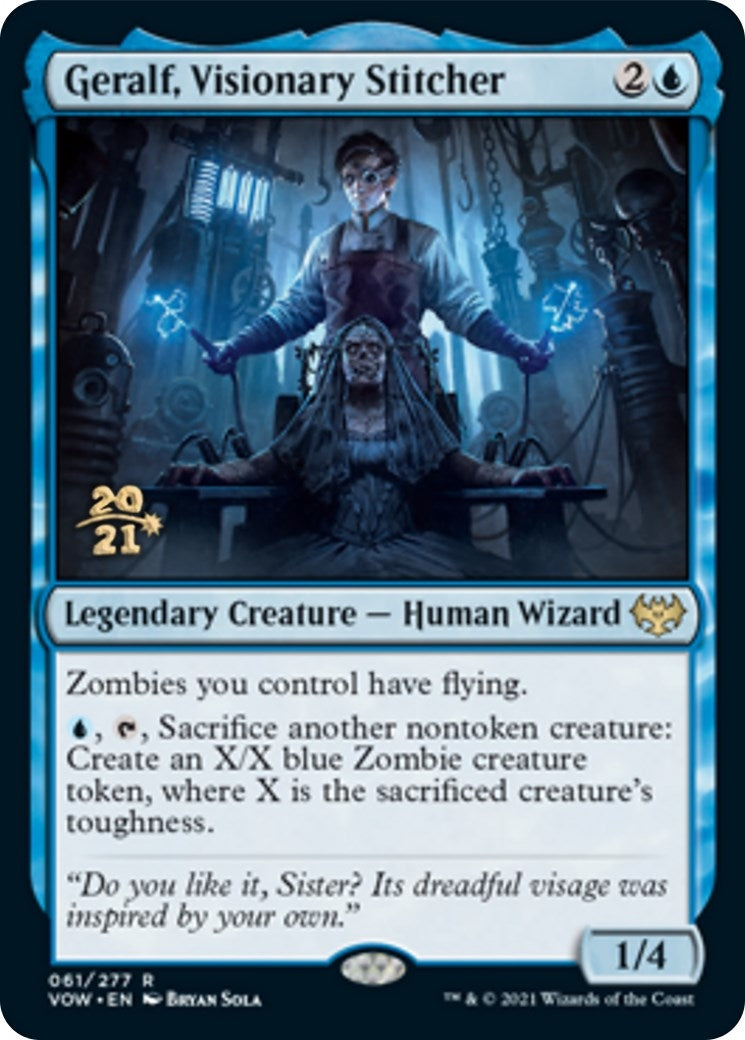 Image for Geralf, Visionary Stitcher (61) - Magic: The Gathering