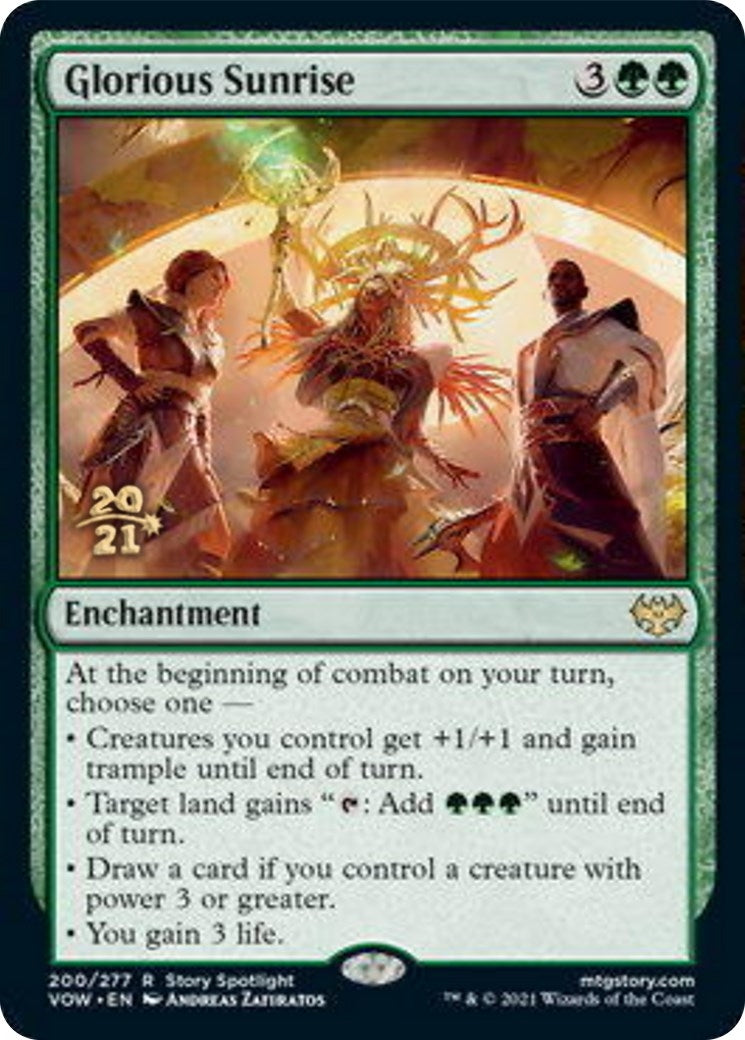 Image for Glorious Sunrise (200) - Magic: The Gathering