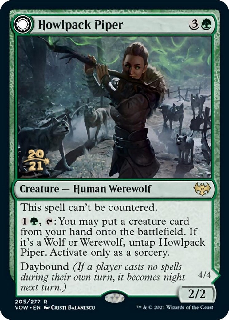 Image for Howlpack Piper (205) - Magic: The Gathering