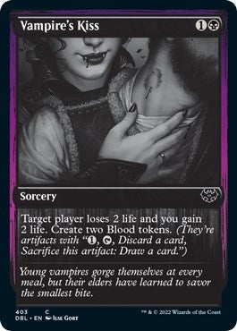 Image for Vampire's Kiss (403) - Magic: The Gathering