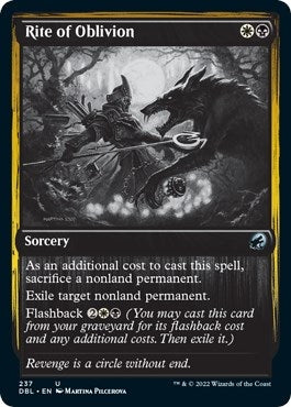 Image for Rite of Oblivion (237) - Magic: The Gathering