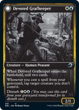Image for Devoted Grafkeeper (218) - Magic: The Gathering