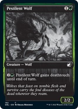 Image for Pestilent Wolf (192) - Magic: The Gathering