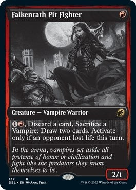 Image for Falkenrath Pit Fighter (137) - Magic: The Gathering