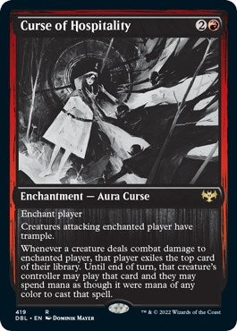 Image for Curse of Hospitality (419) - Magic: The Gathering