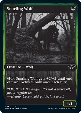 Image for Snarling Wolf (486) (486) - Magic: The Gathering
