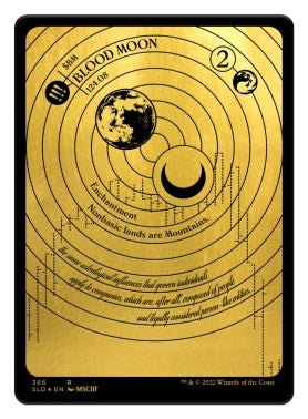 Image for Blood Moon (Foil Etched) (Gold) (366) - Magic: The Gathering