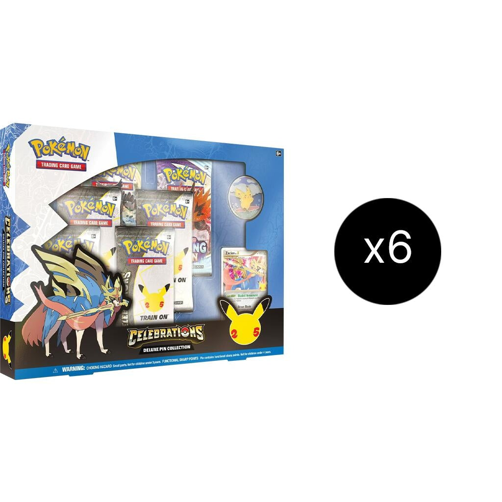 Image for Celebrations Deluxe Pin Collection Case [Zacian LV. X] - Pokemon