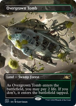 Image for Overgrown Tomb (Borderless) (284) (UNF) - Magic: The Gathering