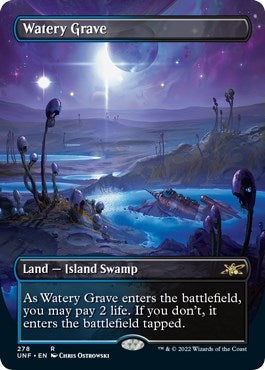 Image for Watery Grave (Borderless) (278) (UNF) - Magic: The Gathering