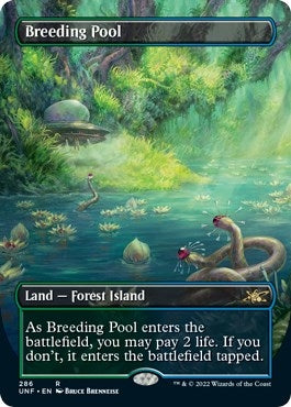 Image for Breeding Pool (Borderless) (286) (UNF) - Magic: The Gathering