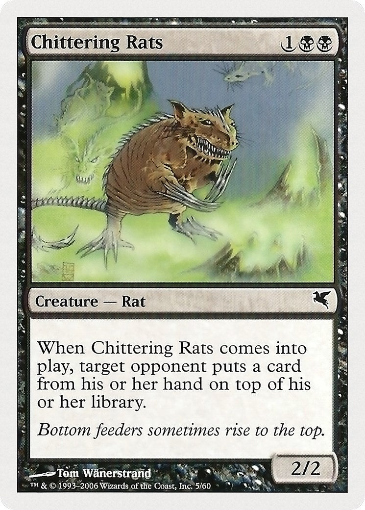 Image for Chittering Rats (5) (5) (PSAL) - Magic: The Gathering