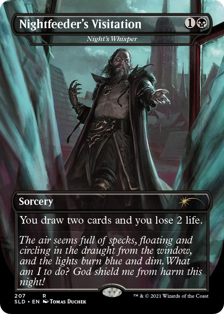 Image for Nightfeeder's Visitation - Night's Whisper (207) - Magic: The Gathering