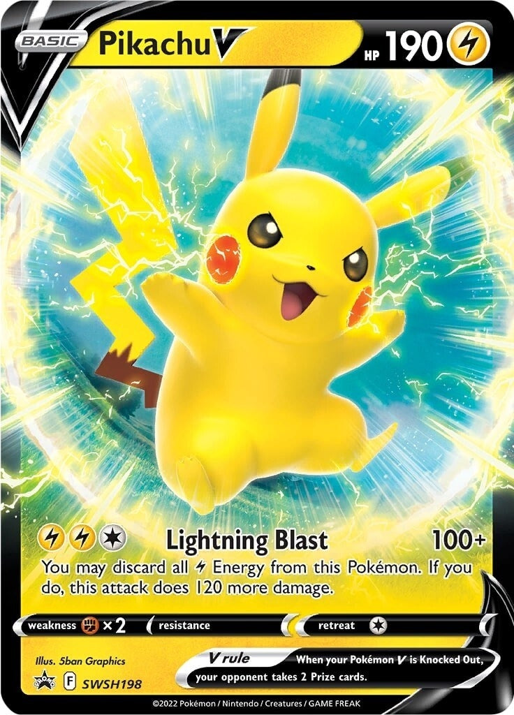 Image for Pikachu V - SWSH198 (SWSH198) (SWSD) - Pokemon