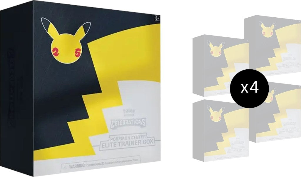 Image for Celebrations Pokemon Center Elite Trainer Box Case (Exclusive) - Pokemon