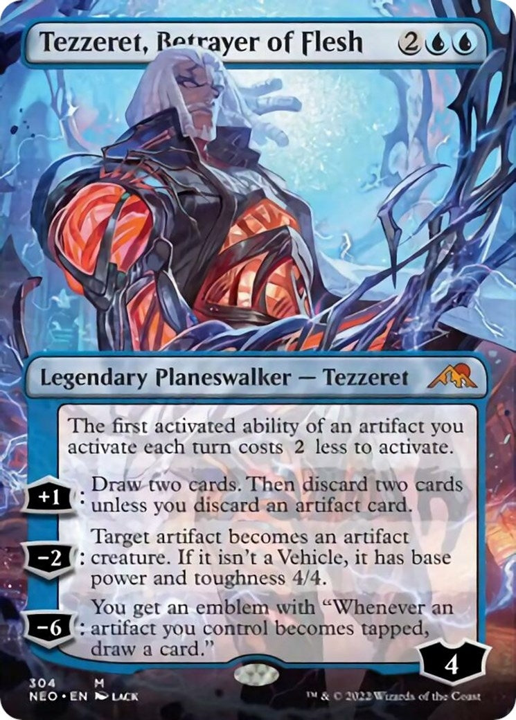 Image for Tezzeret, Betrayer of Flesh (Borderless) (304) - Magic: The Gathering