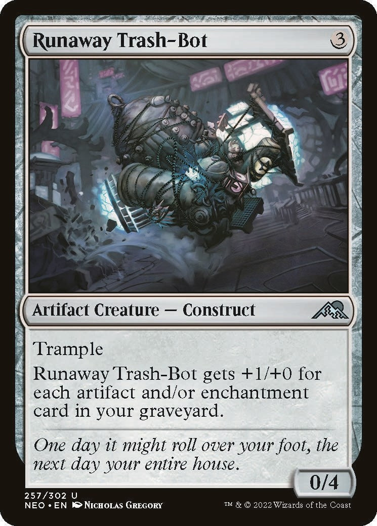 Image for Runaway Trash-Bot (257) - Magic: The Gathering