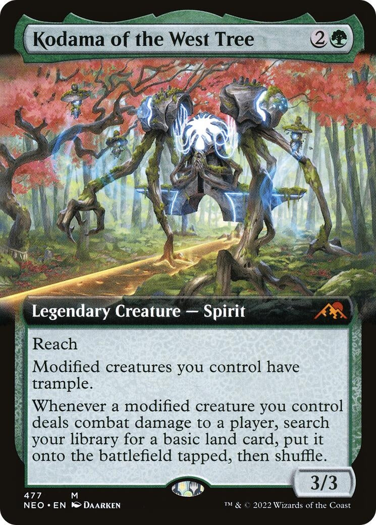 Image for Kodama of the West Tree (Extended Art) (477) - Magic: The Gathering