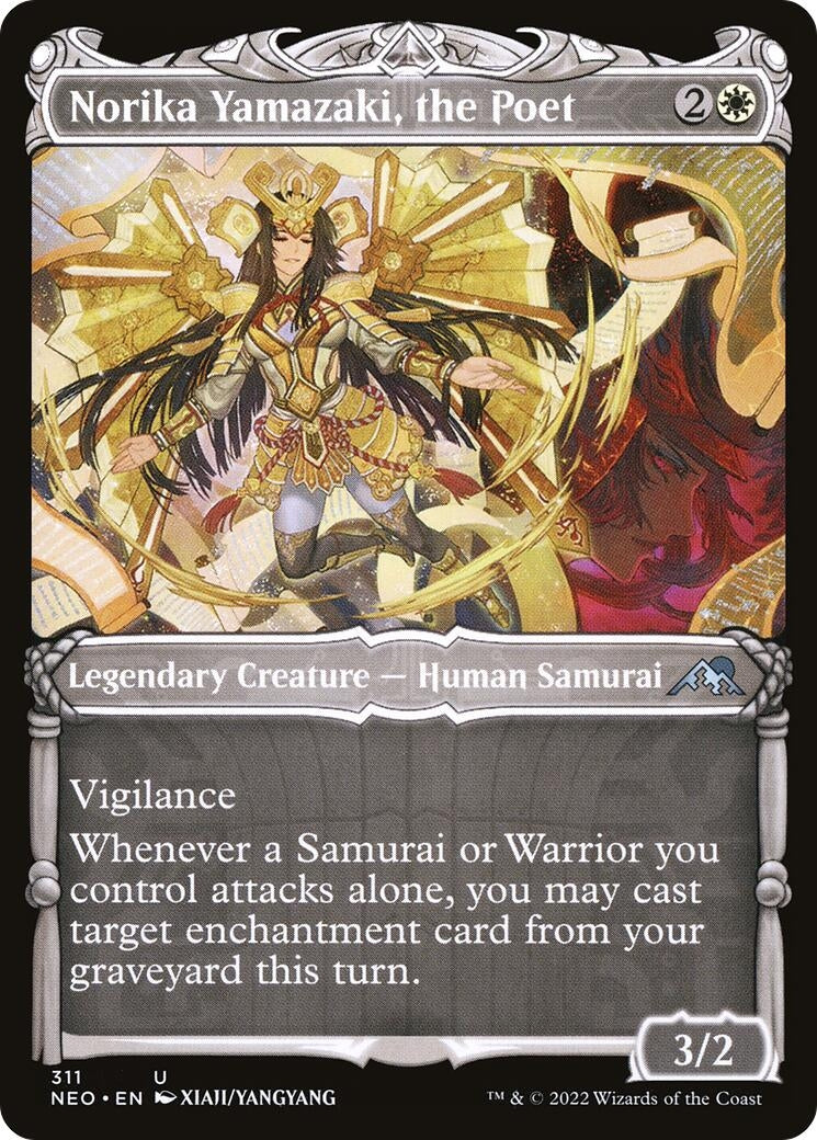 Image for Norika Yamazaki, the Poet (Showcase) (311) - Magic: The Gathering