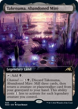 Image for Takenuma, Abandoned Mire (Extended Art) (505) - Magic: The Gathering
