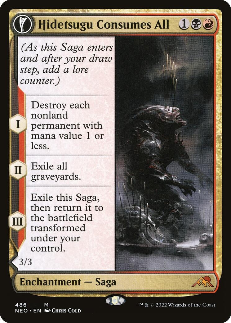 Image for Hidetsugu Consumes All (Extended Art) (486) - Magic: The Gathering