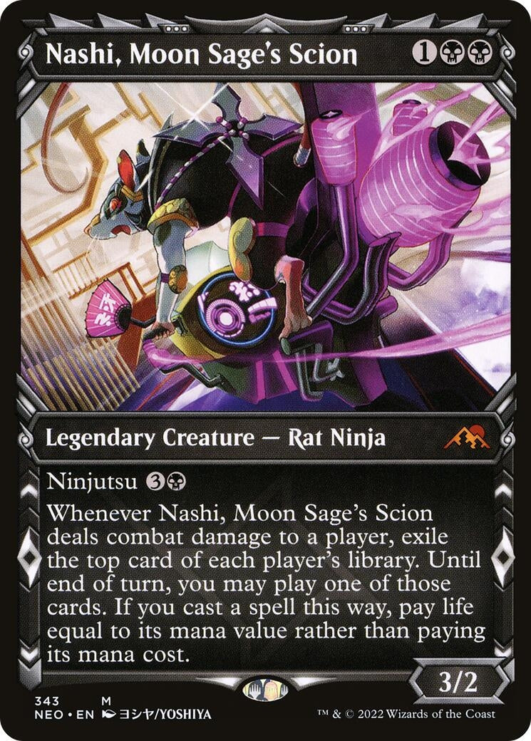 Image for Nashi, Moon Sage's Scion (Showcase) (343) - Magic: The Gathering