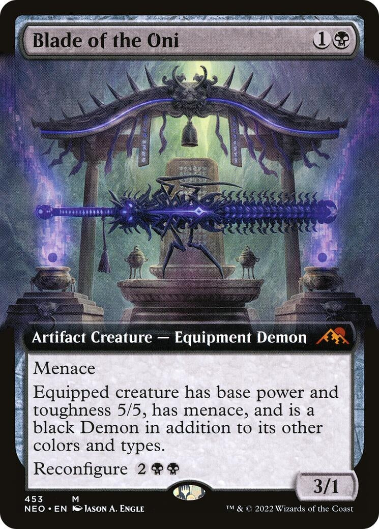 Image for Blade of the Oni (Extended Art) (453) - Magic: The Gathering