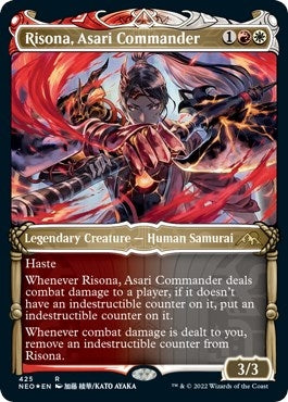Image for Risona, Asari Commander (Showcase) (Foil Etched) (425) - Magic: The Gathering