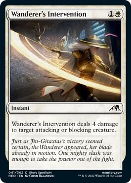 Image for Wanderer's Intervention (41) - Magic: The Gathering