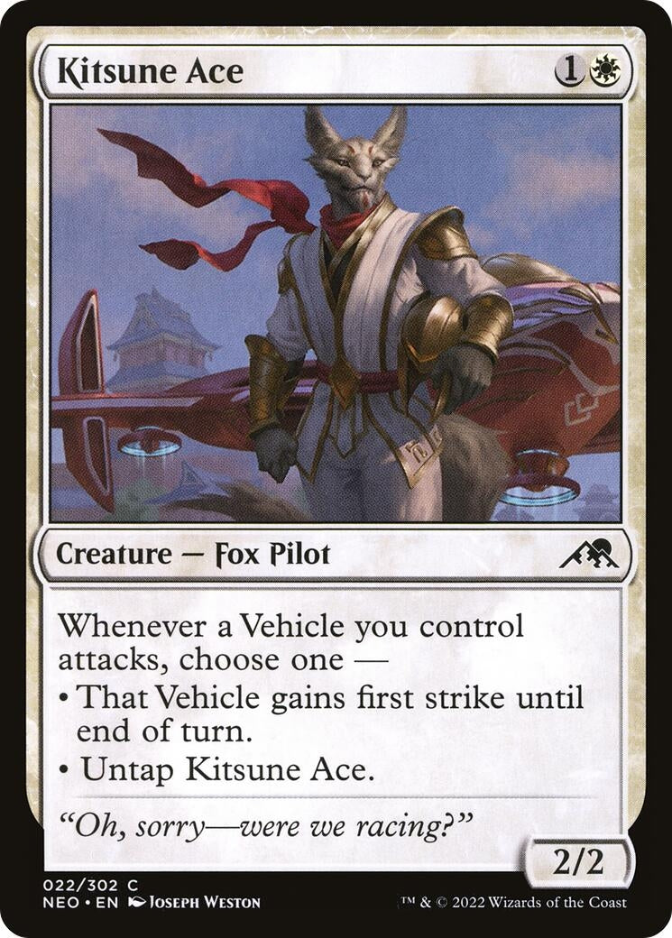 Image for Kitsune Ace (22) - Magic: The Gathering