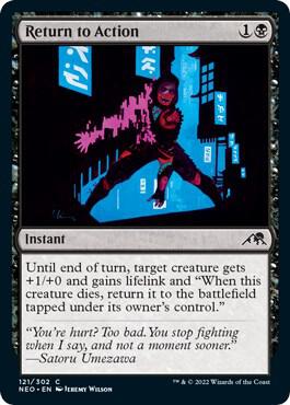Image for Return to Action (121) - Magic: The Gathering