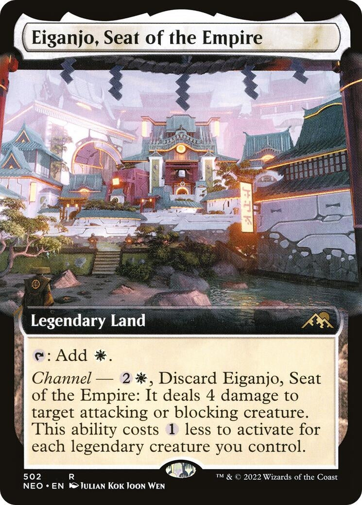 Image for Eiganjo, Seat of the Empire (Extended Art) (502) - Magic: The Gathering
