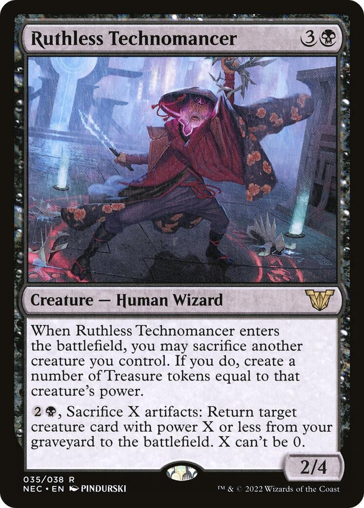 Image for Ruthless Technomancer (35) - Magic: The Gathering