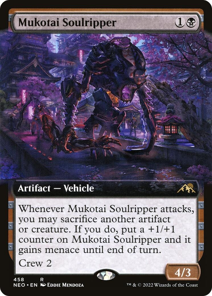 Image for Mukotai Soulripper (Extended Art) (458) - Magic: The Gathering
