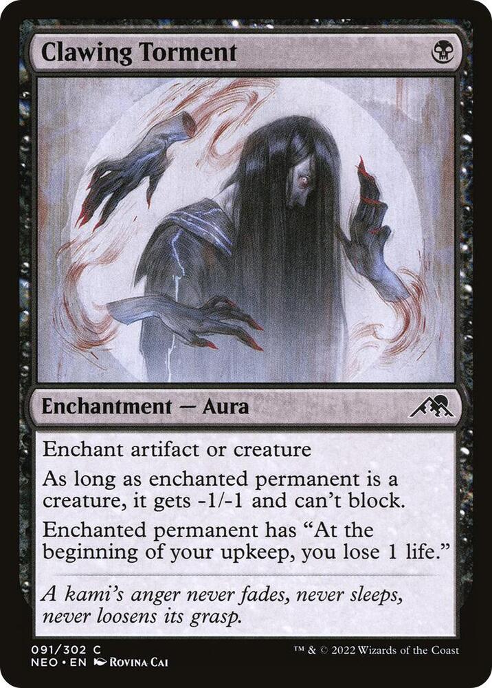 Image for Clawing Torment (91) - Magic: The Gathering