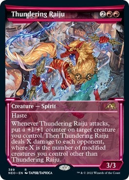 Image for Thundering Raiju (Showcase) (389) - Magic: The Gathering