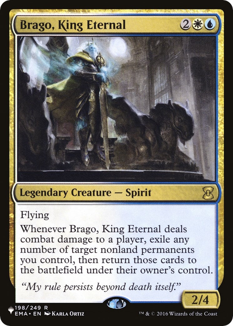 Image for Brago, King Eternal (198/249) - Magic: The Gathering