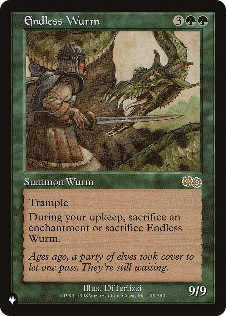 Image for Endless Wurm (249/350) (LIST) - Magic: The Gathering