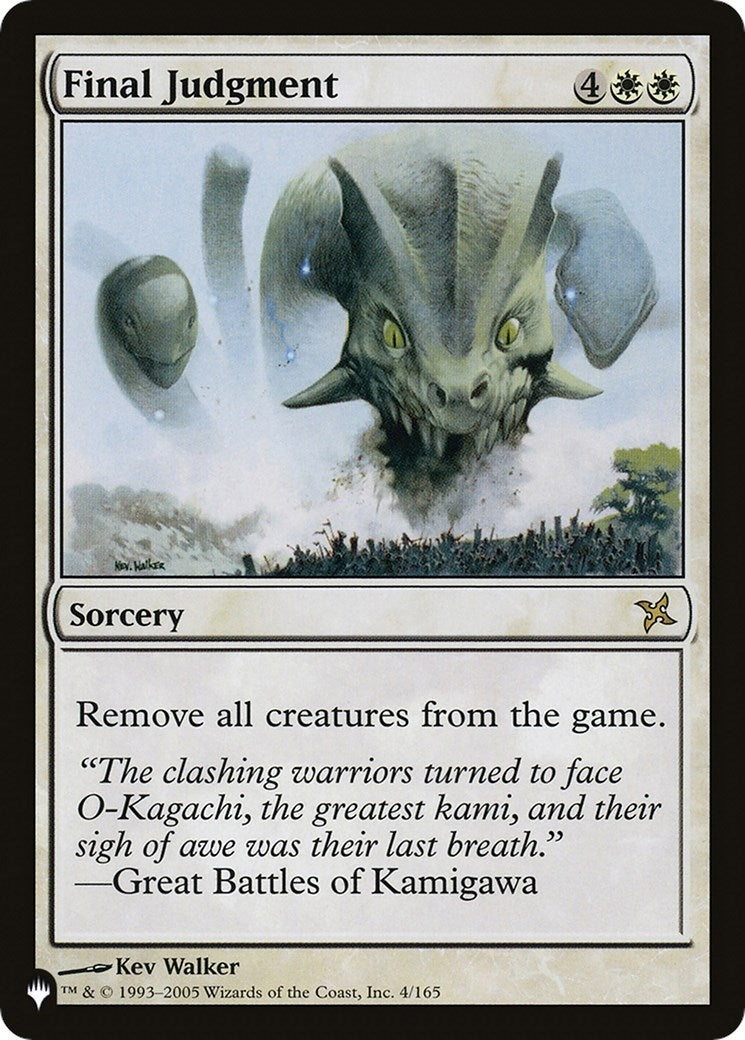 Image for Final Judgment (4/165) - Magic: The Gathering