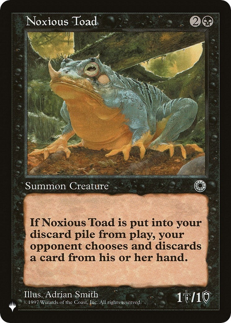 Image for Noxious Toad (LIST) - Magic: The Gathering